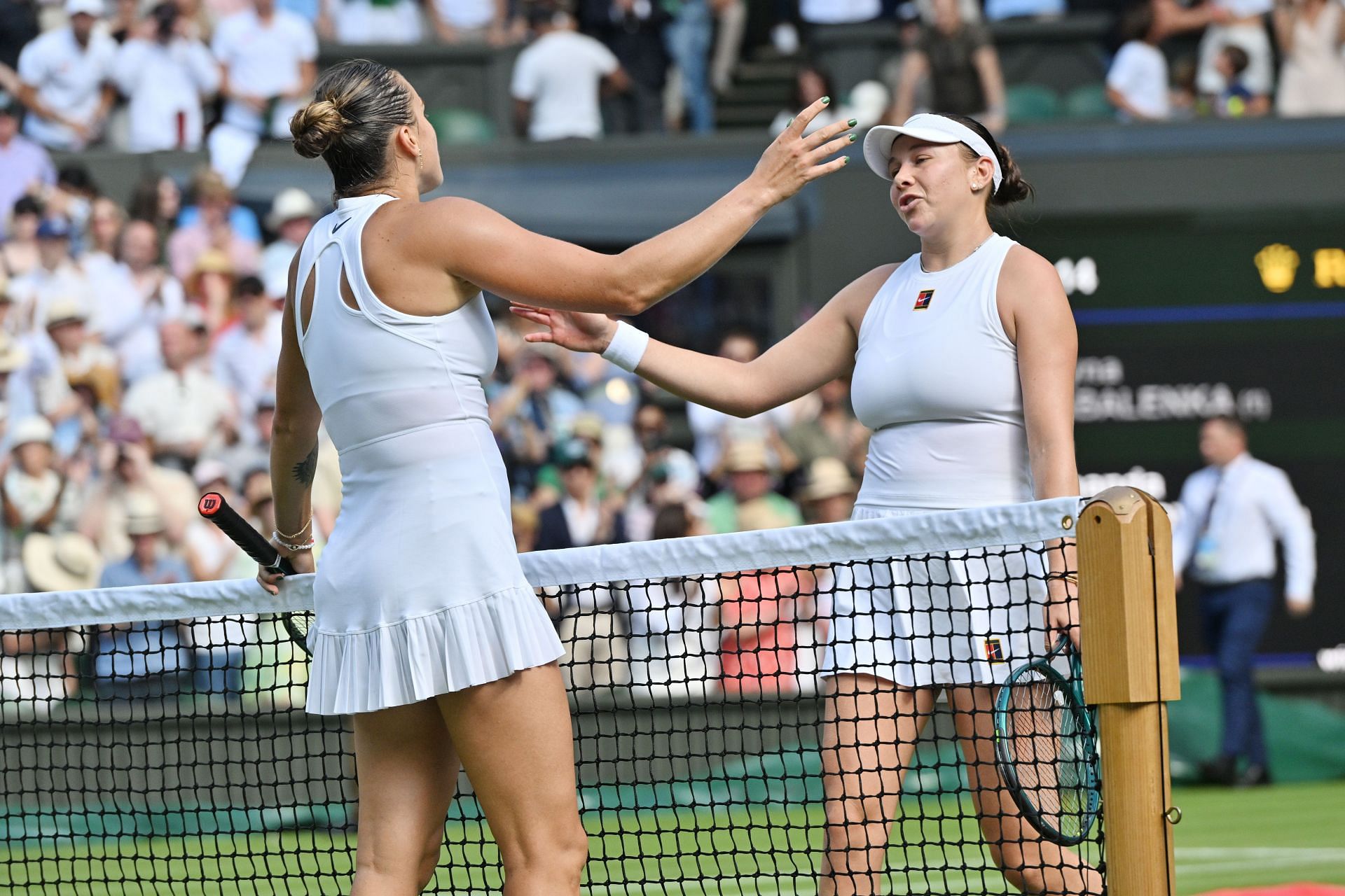 Aryna Sabalenka and Amanda Anisimova - Source: Getty